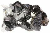 Sphalerite, Pyrite and Quartz Association - Peru #87744-1